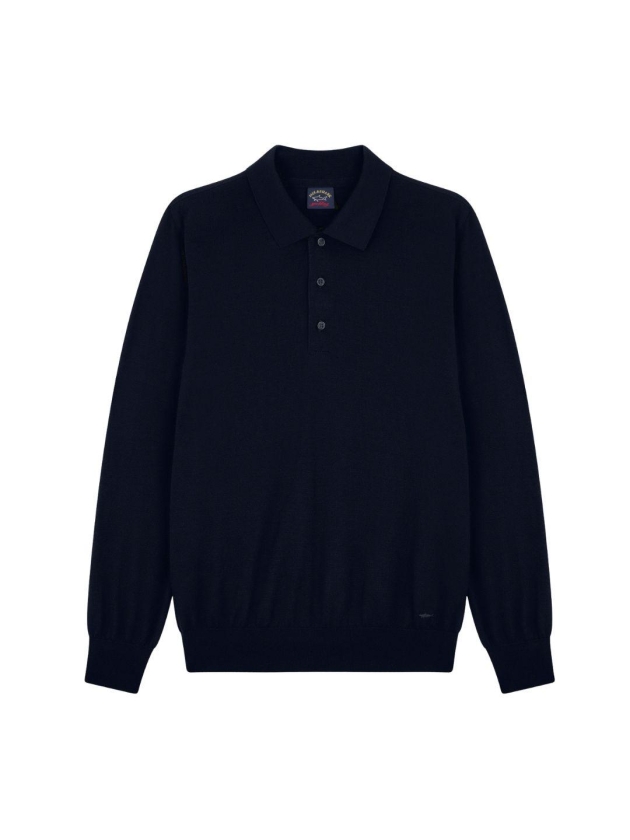 Paul and Shark Superfine merino wool polo 050 Navy