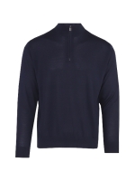 Paul and Shark Superfine merino wool  half zip 050 Navy