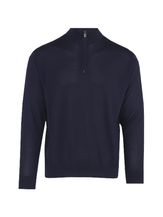 Paul and Shark Superfine merino wool  half zip 050 Navy