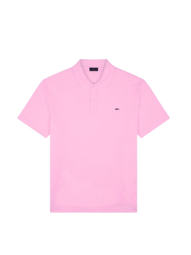 Paul and Shark Double cotton pique polo 113 Roze