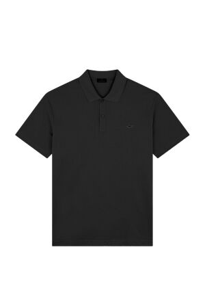 Paul and Shark Double cotton pique polo 331 Dark brown