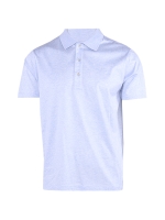 Paul and Shark Silver coll double mercerised polo 223 Light blue