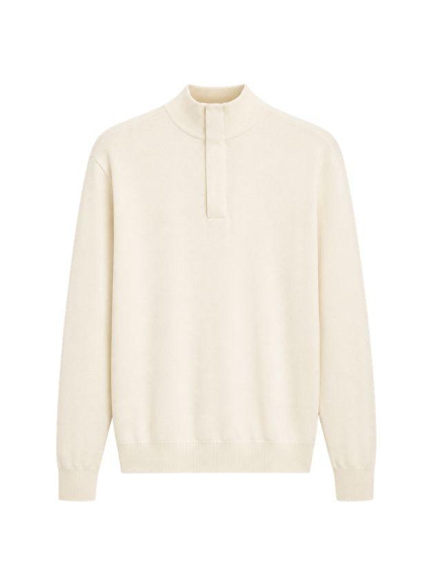 Paul and Shark Summer wool half zip 965 Off white
