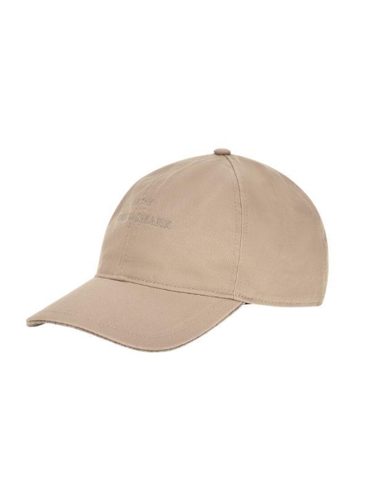 Paul and Shark Logo embroidered light cotton baseball 661 Light brown