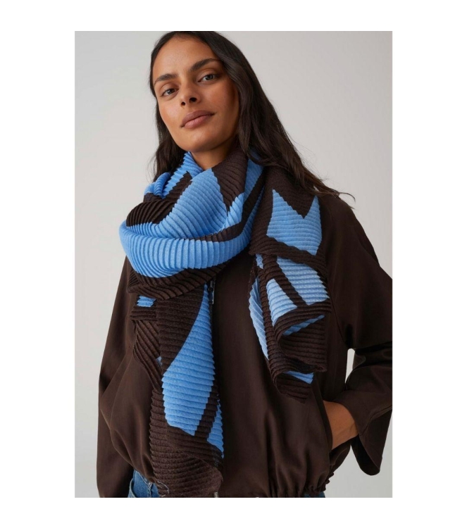 Opus Adonna scarf 60036 Water blue