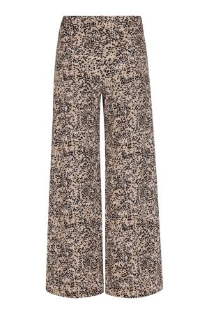 Studio Anneloes Lexie animal trousers 9014 black/kit