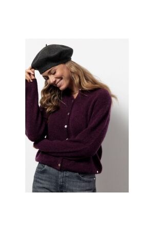 Studio Anneloes Bibi mohair cardigan 3800 blackberry