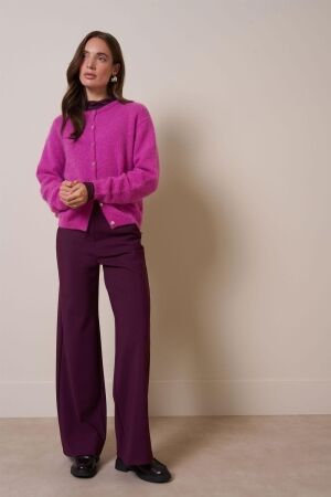 Studio Anneloes Lexie bonded trousers 3800 blackberry
