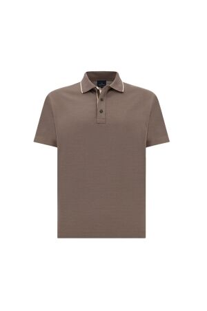 Paul and Shark Aqua coll fine pique polo 323 Brown