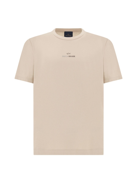 Paul and Shark Lightweight cotton jersey 348 Sand