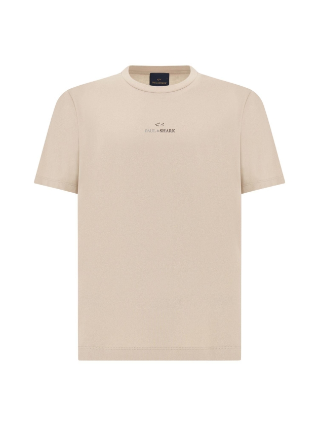 Paul and Shark Lightweight cotton jersey 348 Sand