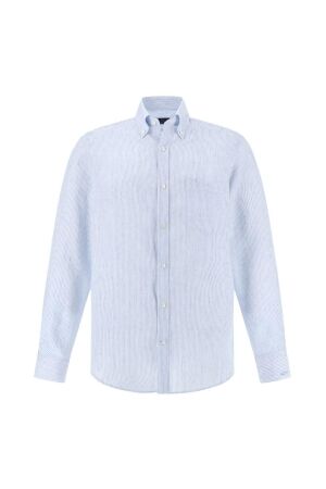 Paul and Shark Seersucker cotton shirt VA5 Offwhite