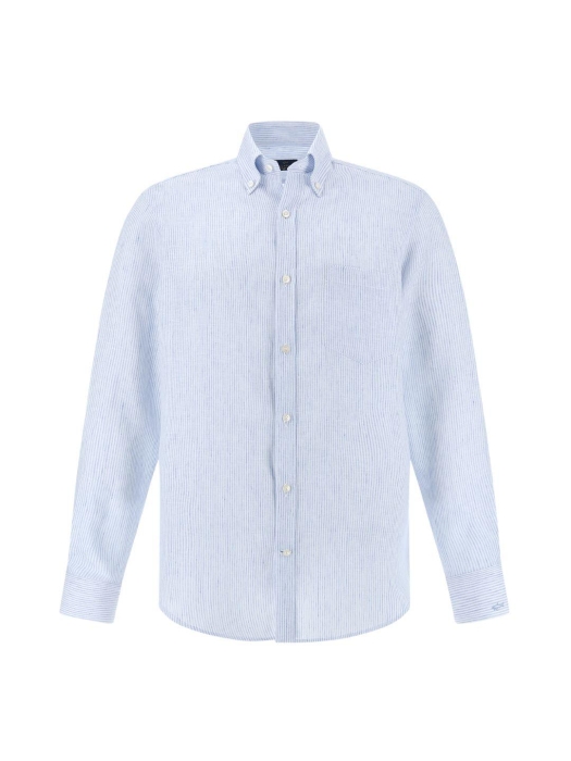 Paul and Shark Seersucker cotton shirt VA5 Offwhite
