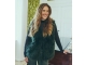 Freequent Faux fur, pockets Kombu Green