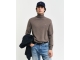 Gant Cotton Wool Turtleneck Sweater 294 dk hazelnut melange