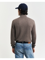 Gant Cotton Wool Turtleneck Sweater 294 dk hazelnut melange