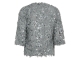 Freequent jersey w. sequin end feather yarn High rise w. silver