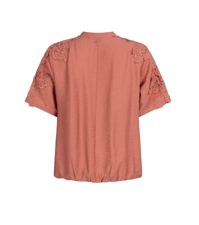Tramontana Lace Detailed Blouse 004275 Dusty rose