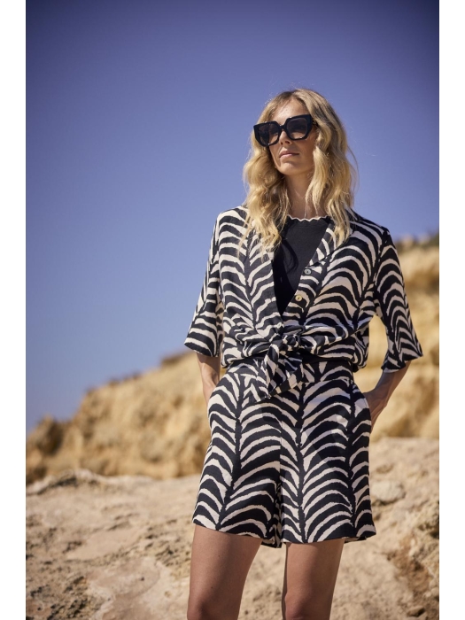Tramontana Blouse Palm Eclipse 009998 Print blacks