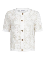 Tramontana Fancy Lace Cardigan 001100 Off white