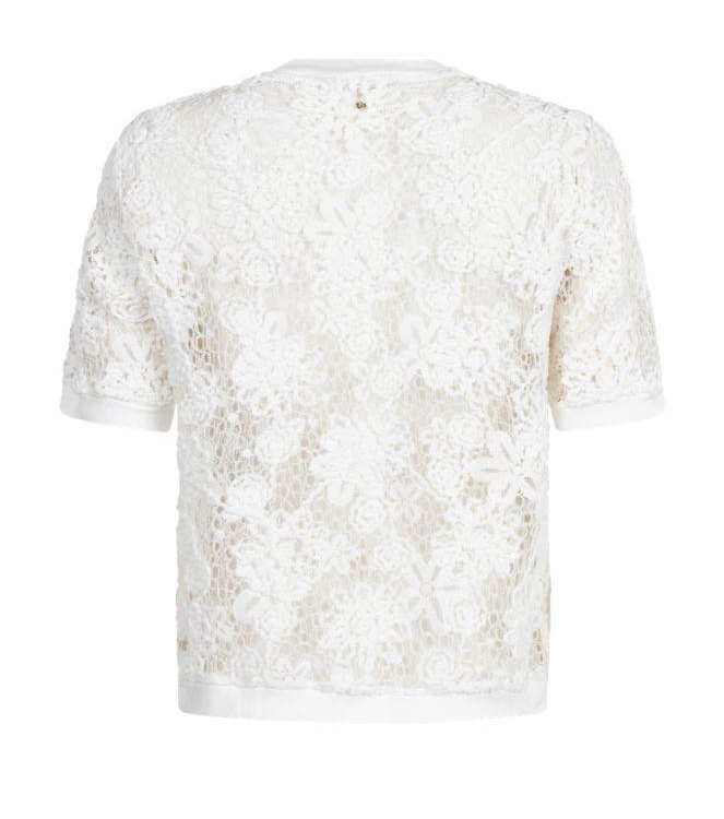 Tramontana Fancy Lace Cardigan 001100 Off white