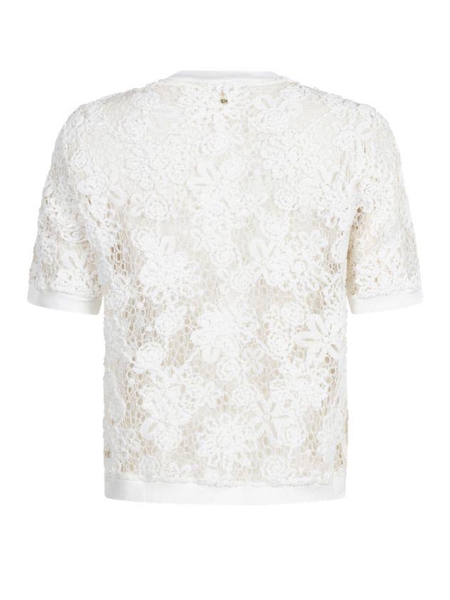 Tramontana Fancy Lace Cardigan 001100 Off white