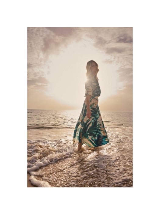 Tramontana Dress Botanique 009995 Print blues