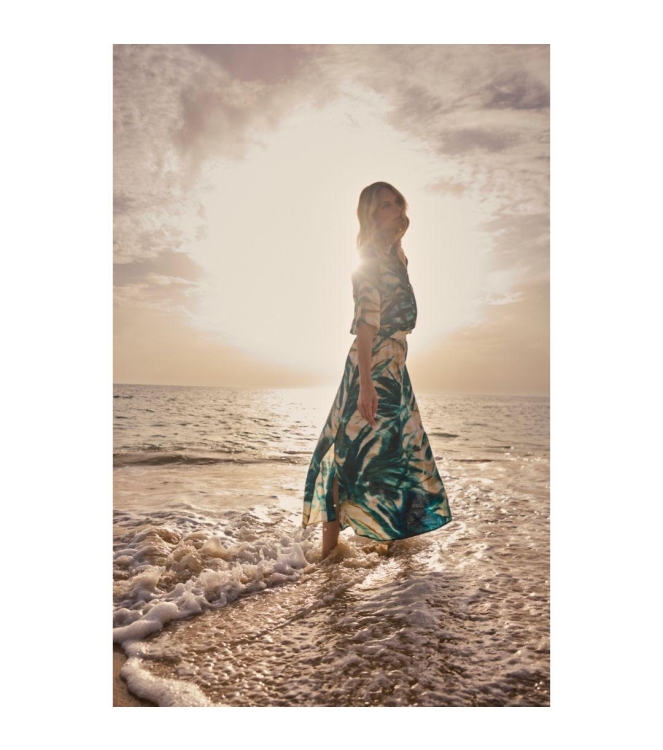 Tramontana Dress Botanique 009995 Print blues