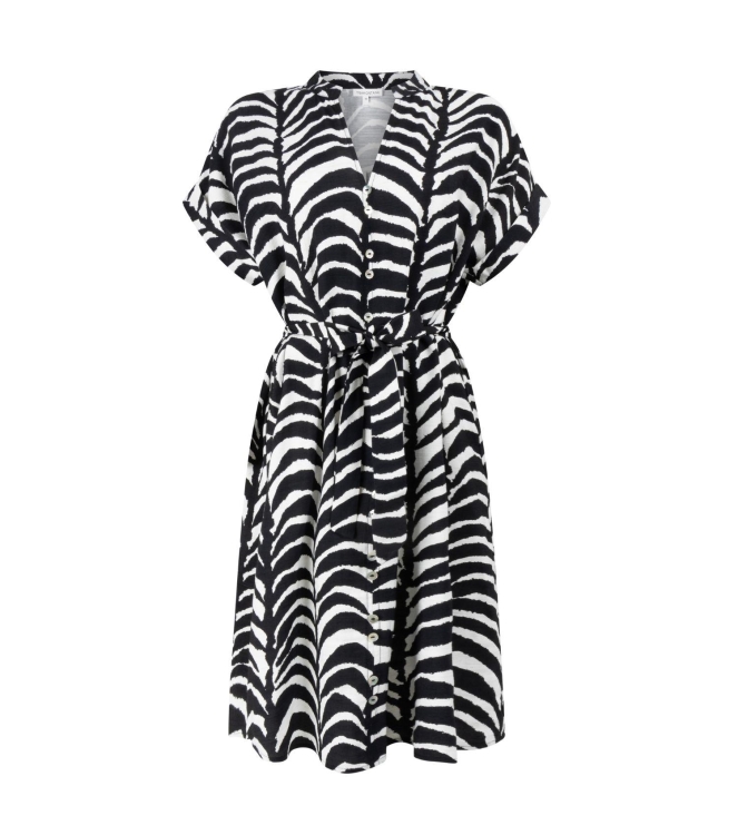 Tramontana Dress Palm Eclipse 009998 Print blacks