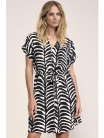 Tramontana Dress Palm Eclipse 009998 Print blacks