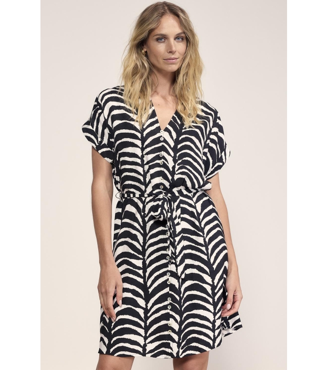 Tramontana Dress Palm Eclipse 009998 Print blacks