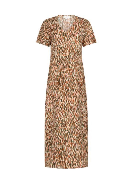 Tramontana Dress Animal Brush 100001 Print aloe