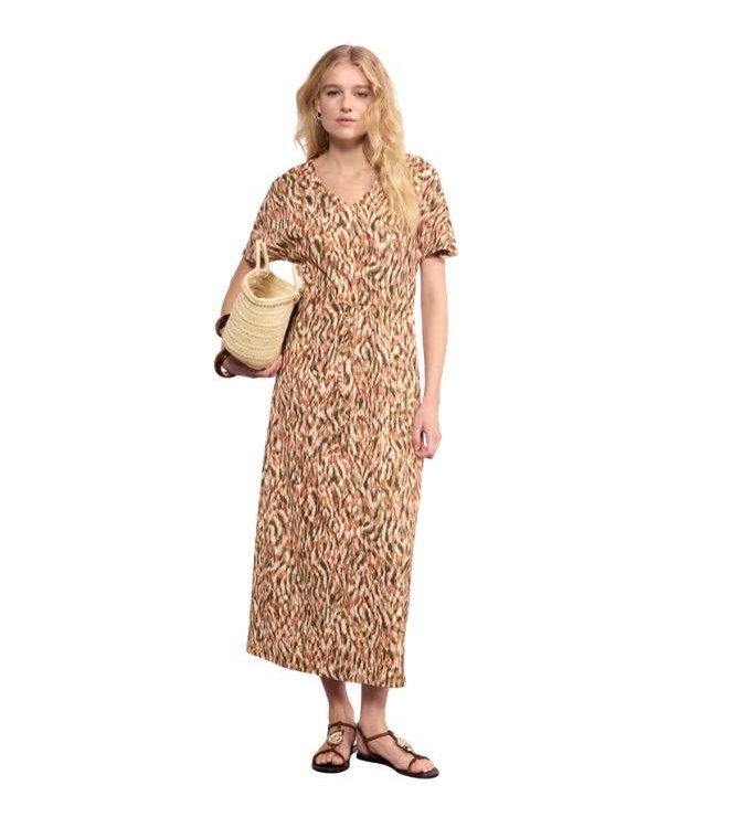 Tramontana Dress Animal Brush 100001 Print aloe