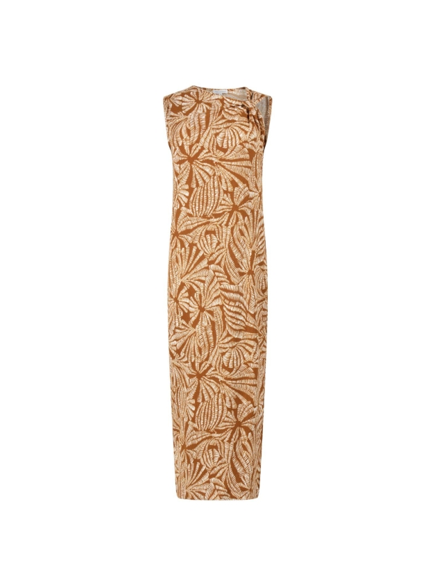Tramontana Dress Flowy Shells 009992 Print browns