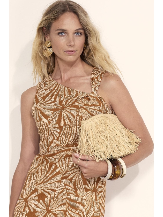 Tramontana Dress Flowy Shells 009992 Print browns