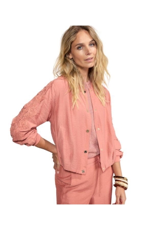 Tramontana Lace Detailed Jacket 004275 Dusty rose