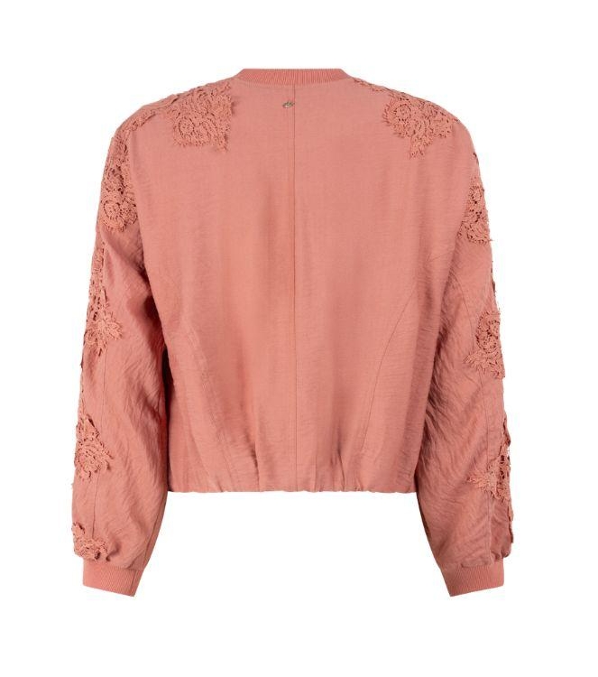Tramontana Lace Detailed Jacket 004275 Dusty rose