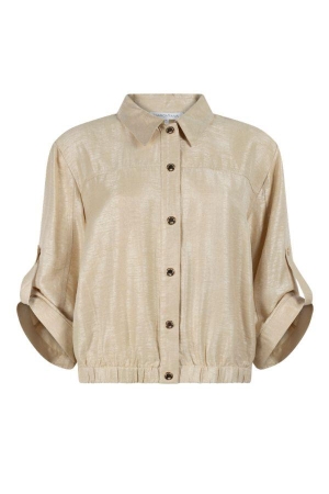 Tramontana Shimmer Roll-Up Sleeve Jacket 001225 Pebble