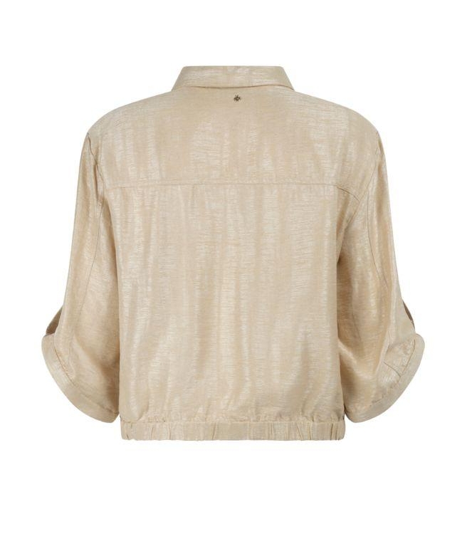 Tramontana Shimmer Roll-Up Sleeve Jacket 001225 Pebble