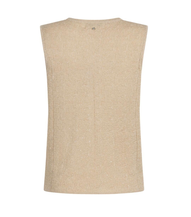 Tramontana Sleeveless Jumper Sequins 001225 Pebble