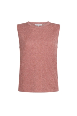 Tramontana Sleeveless Jumper Sequins 004275 Dusty rose