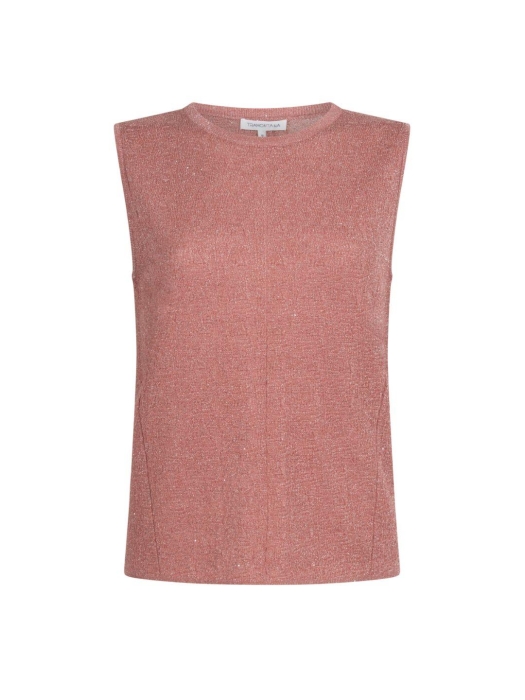 Tramontana Sleeveless Jumper Sequins 004275 Dusty rose