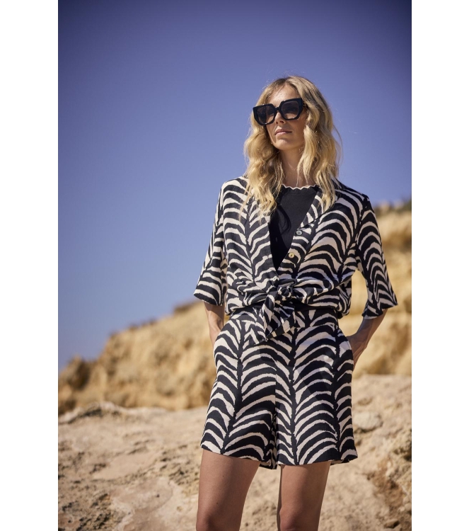 Tramontana Shorts Palm Eclipse 009998 Print blacks
