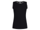 Tramontana Contrast Scallop-Neck Singlet 009000 Black