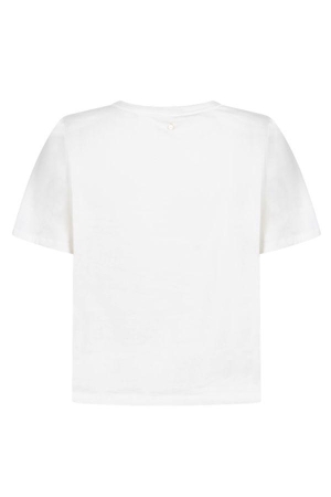 Tramontana Embroidered Artwork T-Shirt 001100 Off white
