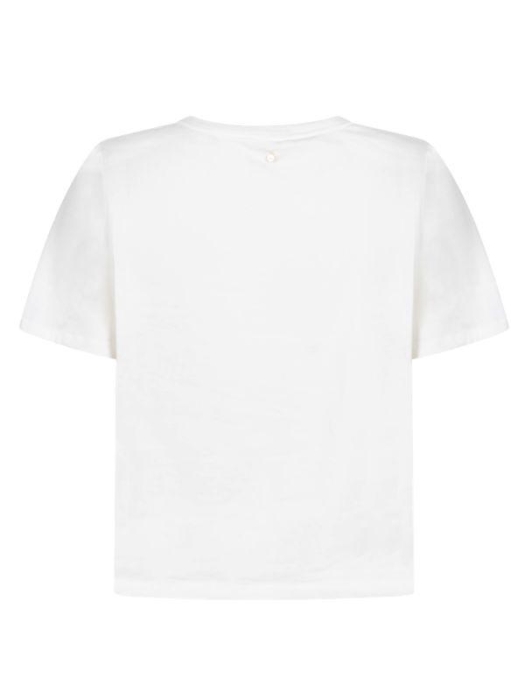 Tramontana Embroidered Artwork T-Shirt 001100 Off white