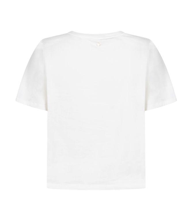 Tramontana Embroidered Artwork T-Shirt 001100 Off white