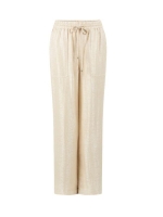 Tramontana Shimmer Wide-Leg Trousers 001225 Pebble