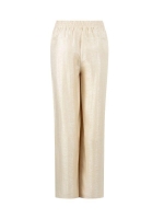 Tramontana Shimmer Wide-Leg Trousers 001225 Pebble