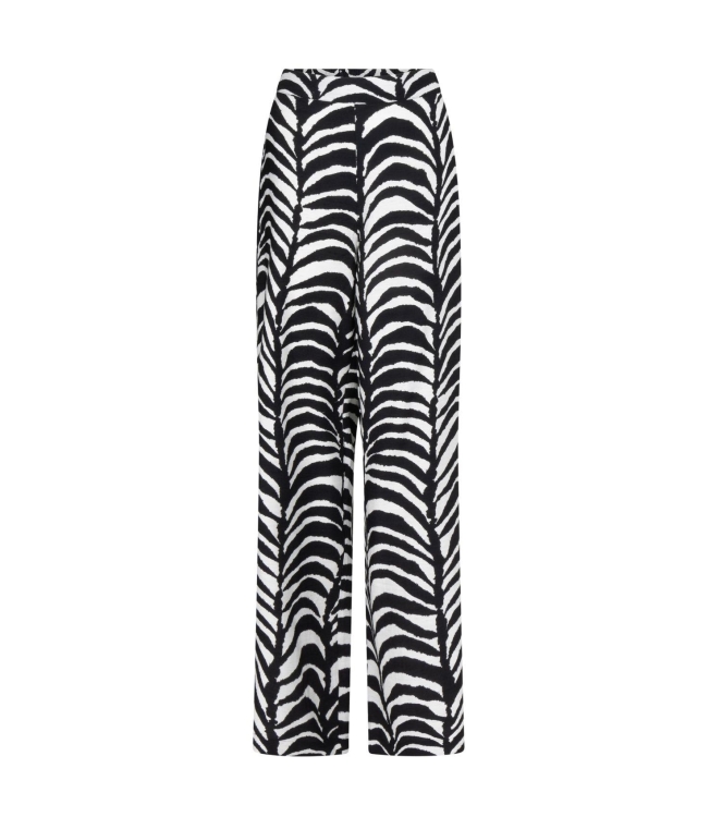Tramontana Wide-Leg Trousers Palm Eclipse 009998 Print blacks